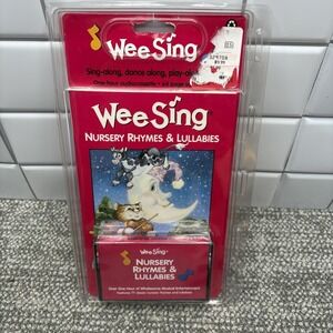 Wee Sing Nursery‎ Rhymes & Lullabies Cassette w/ 64 pg Illustrated Book 1985 NEW